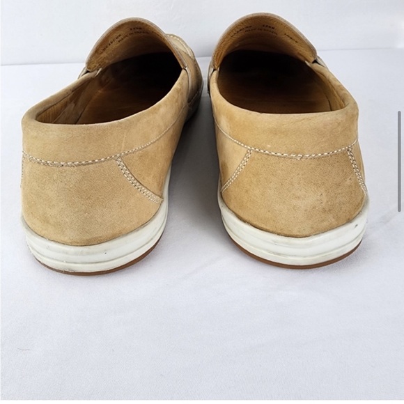 Peter Millar Size 11.5 M Tan Nubuck Penny Loafers - Picture 4 of 10
